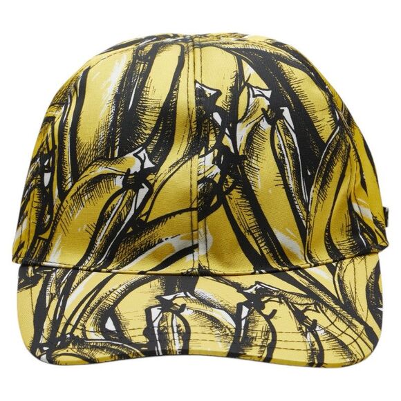 Prada Banana Print Nylon Baseball Cap - Picture 1 of 6